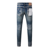 Purple Brand Jeans Pure Cotton High Street Trend #9040